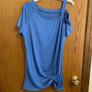 New: Cold Shoulder Top with twist knot.